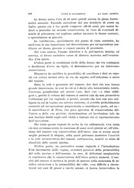 La clinica ostetrica rivista di ostetricia, ginecologia e pediatria. - A. 1, n. 1 (1899)-a. 40, n. 12 (dic. 1938)