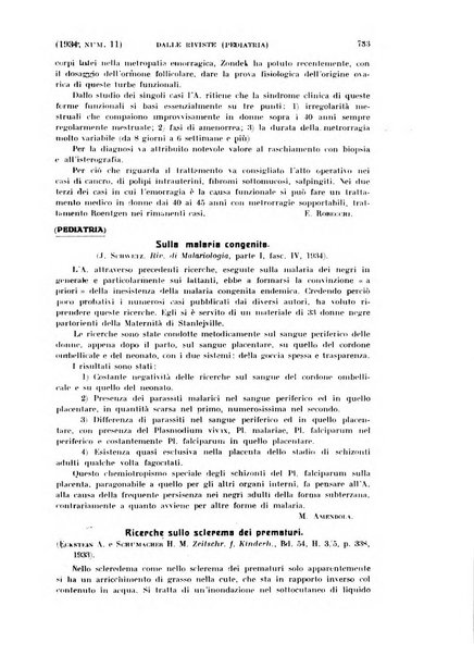 La clinica ostetrica rivista di ostetricia, ginecologia e pediatria. - A. 1, n. 1 (1899)-a. 40, n. 12 (dic. 1938)