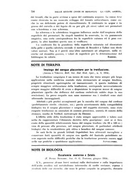 La clinica ostetrica rivista di ostetricia, ginecologia e pediatria. - A. 1, n. 1 (1899)-a. 40, n. 12 (dic. 1938)