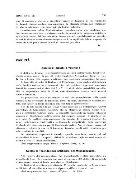 La clinica ostetrica rivista di ostetricia, ginecologia e pediatria. - A. 1, n. 1 (1899)-a. 40, n. 12 (dic. 1938)