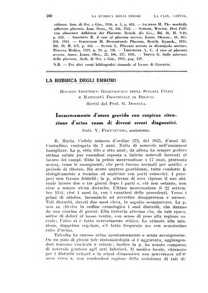 La clinica ostetrica rivista di ostetricia, ginecologia e pediatria. - A. 1, n. 1 (1899)-a. 40, n. 12 (dic. 1938)