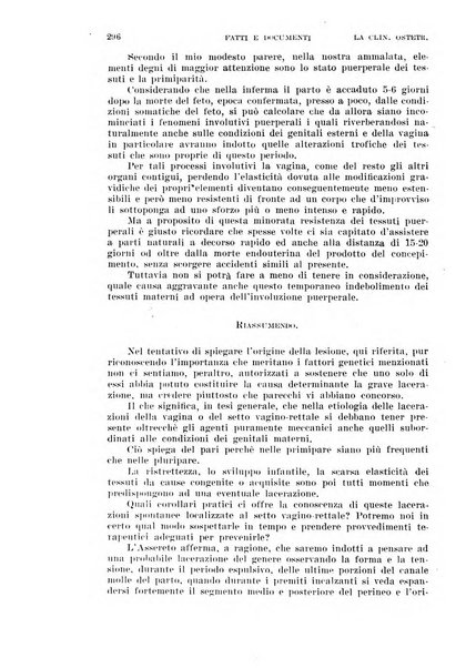 La clinica ostetrica rivista di ostetricia, ginecologia e pediatria. - A. 1, n. 1 (1899)-a. 40, n. 12 (dic. 1938)