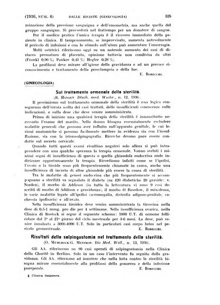 La clinica ostetrica rivista di ostetricia, ginecologia e pediatria. - A. 1, n. 1 (1899)-a. 40, n. 12 (dic. 1938)