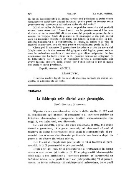 La clinica ostetrica rivista di ostetricia, ginecologia e pediatria. - A. 1, n. 1 (1899)-a. 40, n. 12 (dic. 1938)