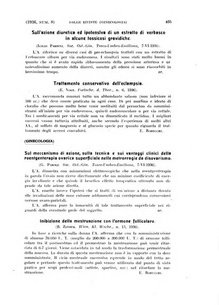 La clinica ostetrica rivista di ostetricia, ginecologia e pediatria. - A. 1, n. 1 (1899)-a. 40, n. 12 (dic. 1938)