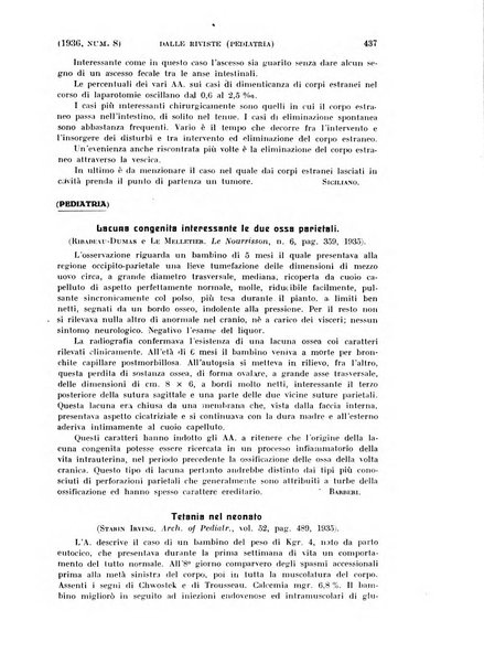 La clinica ostetrica rivista di ostetricia, ginecologia e pediatria. - A. 1, n. 1 (1899)-a. 40, n. 12 (dic. 1938)