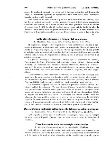 La clinica ostetrica rivista di ostetricia, ginecologia e pediatria. - A. 1, n. 1 (1899)-a. 40, n. 12 (dic. 1938)