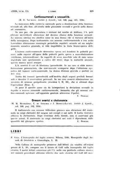 La clinica ostetrica rivista di ostetricia, ginecologia e pediatria. - A. 1, n. 1 (1899)-a. 40, n. 12 (dic. 1938)