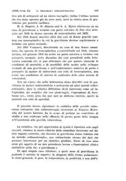 La clinica ostetrica rivista di ostetricia, ginecologia e pediatria. - A. 1, n. 1 (1899)-a. 40, n. 12 (dic. 1938)