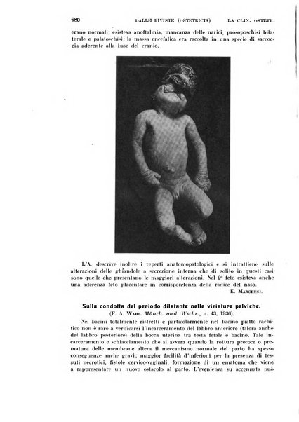 La clinica ostetrica rivista di ostetricia, ginecologia e pediatria. - A. 1, n. 1 (1899)-a. 40, n. 12 (dic. 1938)