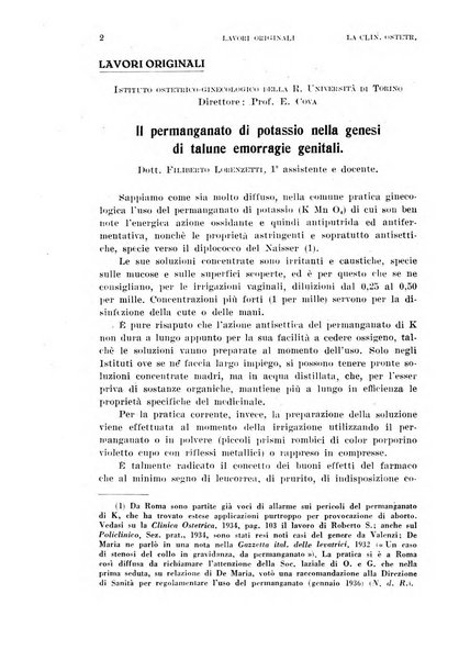 La clinica ostetrica rivista di ostetricia, ginecologia e pediatria. - A. 1, n. 1 (1899)-a. 40, n. 12 (dic. 1938)