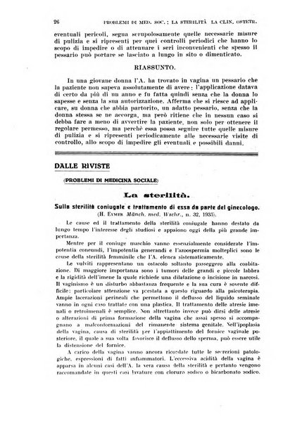 La clinica ostetrica rivista di ostetricia, ginecologia e pediatria. - A. 1, n. 1 (1899)-a. 40, n. 12 (dic. 1938)