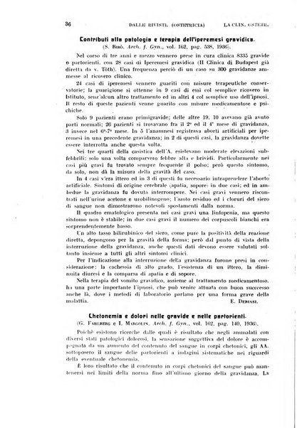 La clinica ostetrica rivista di ostetricia, ginecologia e pediatria. - A. 1, n. 1 (1899)-a. 40, n. 12 (dic. 1938)