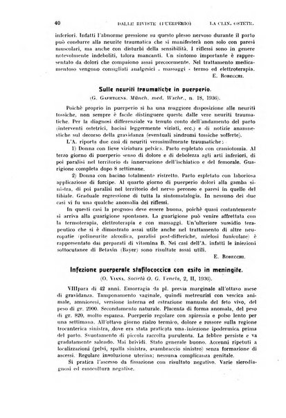 La clinica ostetrica rivista di ostetricia, ginecologia e pediatria. - A. 1, n. 1 (1899)-a. 40, n. 12 (dic. 1938)