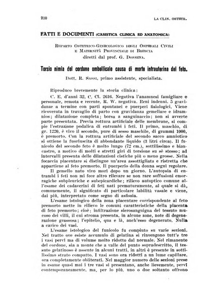 La clinica ostetrica rivista di ostetricia, ginecologia e pediatria. - A. 1, n. 1 (1899)-a. 40, n. 12 (dic. 1938)