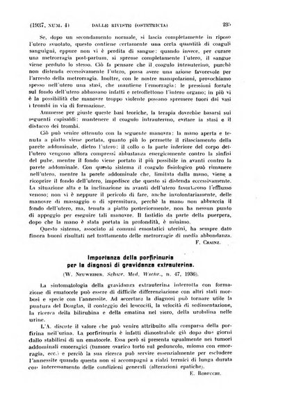 La clinica ostetrica rivista di ostetricia, ginecologia e pediatria. - A. 1, n. 1 (1899)-a. 40, n. 12 (dic. 1938)