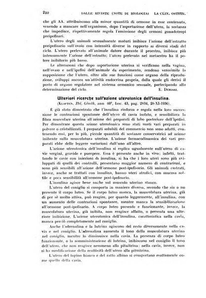 La clinica ostetrica rivista di ostetricia, ginecologia e pediatria. - A. 1, n. 1 (1899)-a. 40, n. 12 (dic. 1938)