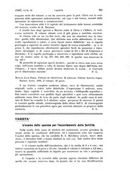 La clinica ostetrica rivista di ostetricia, ginecologia e pediatria. - A. 1, n. 1 (1899)-a. 40, n. 12 (dic. 1938)