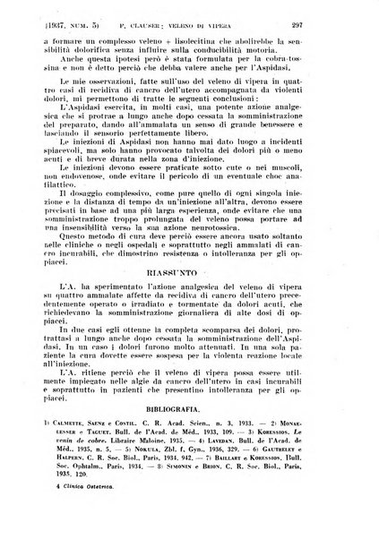 La clinica ostetrica rivista di ostetricia, ginecologia e pediatria. - A. 1, n. 1 (1899)-a. 40, n. 12 (dic. 1938)