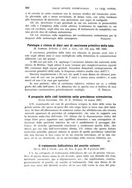 La clinica ostetrica rivista di ostetricia, ginecologia e pediatria. - A. 1, n. 1 (1899)-a. 40, n. 12 (dic. 1938)