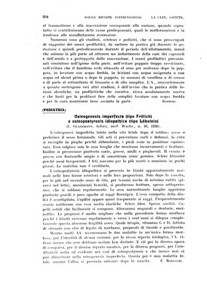 La clinica ostetrica rivista di ostetricia, ginecologia e pediatria. - A. 1, n. 1 (1899)-a. 40, n. 12 (dic. 1938)