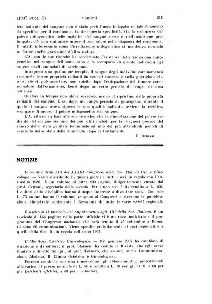 La clinica ostetrica rivista di ostetricia, ginecologia e pediatria. - A. 1, n. 1 (1899)-a. 40, n. 12 (dic. 1938)