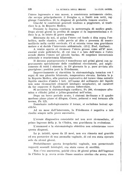 La clinica ostetrica rivista di ostetricia, ginecologia e pediatria. - A. 1, n. 1 (1899)-a. 40, n. 12 (dic. 1938)