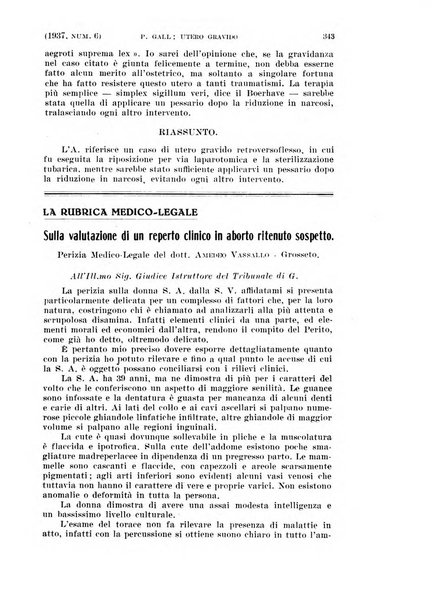 La clinica ostetrica rivista di ostetricia, ginecologia e pediatria. - A. 1, n. 1 (1899)-a. 40, n. 12 (dic. 1938)