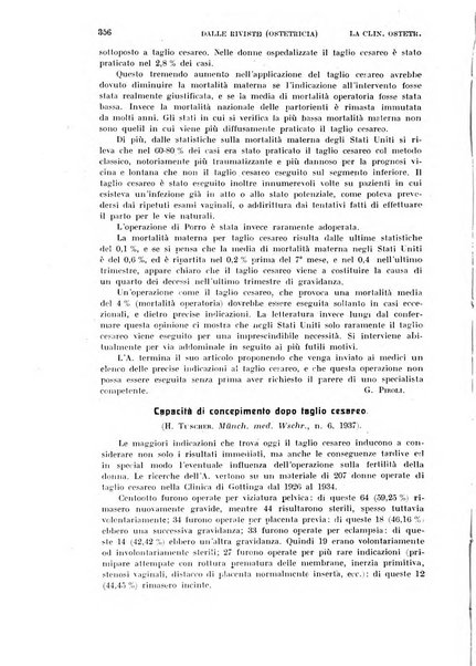 La clinica ostetrica rivista di ostetricia, ginecologia e pediatria. - A. 1, n. 1 (1899)-a. 40, n. 12 (dic. 1938)