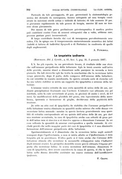 La clinica ostetrica rivista di ostetricia, ginecologia e pediatria. - A. 1, n. 1 (1899)-a. 40, n. 12 (dic. 1938)