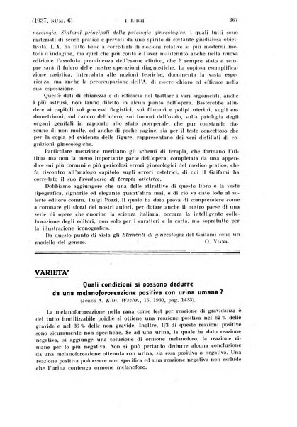 La clinica ostetrica rivista di ostetricia, ginecologia e pediatria. - A. 1, n. 1 (1899)-a. 40, n. 12 (dic. 1938)