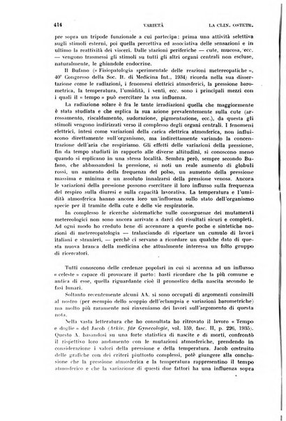 La clinica ostetrica rivista di ostetricia, ginecologia e pediatria. - A. 1, n. 1 (1899)-a. 40, n. 12 (dic. 1938)