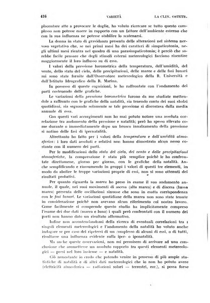 La clinica ostetrica rivista di ostetricia, ginecologia e pediatria. - A. 1, n. 1 (1899)-a. 40, n. 12 (dic. 1938)