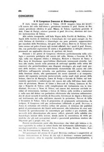 La clinica ostetrica rivista di ostetricia, ginecologia e pediatria. - A. 1, n. 1 (1899)-a. 40, n. 12 (dic. 1938)