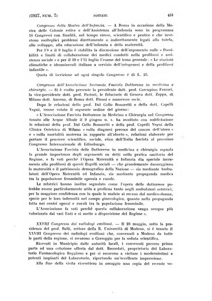 La clinica ostetrica rivista di ostetricia, ginecologia e pediatria. - A. 1, n. 1 (1899)-a. 40, n. 12 (dic. 1938)