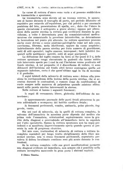 La clinica ostetrica rivista di ostetricia, ginecologia e pediatria. - A. 1, n. 1 (1899)-a. 40, n. 12 (dic. 1938)