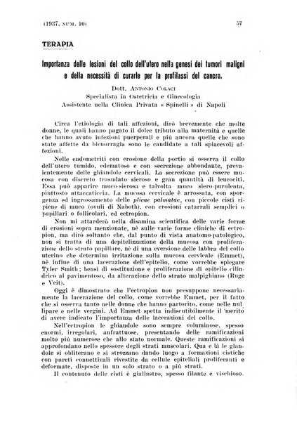 La clinica ostetrica rivista di ostetricia, ginecologia e pediatria. - A. 1, n. 1 (1899)-a. 40, n. 12 (dic. 1938)