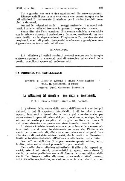 La clinica ostetrica rivista di ostetricia, ginecologia e pediatria. - A. 1, n. 1 (1899)-a. 40, n. 12 (dic. 1938)