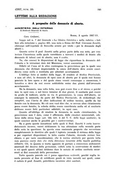 La clinica ostetrica rivista di ostetricia, ginecologia e pediatria. - A. 1, n. 1 (1899)-a. 40, n. 12 (dic. 1938)