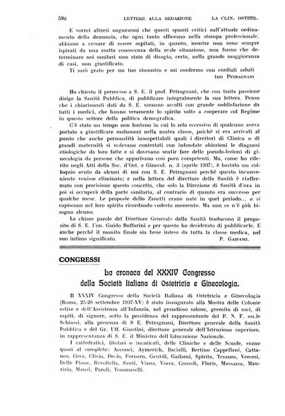 La clinica ostetrica rivista di ostetricia, ginecologia e pediatria. - A. 1, n. 1 (1899)-a. 40, n. 12 (dic. 1938)