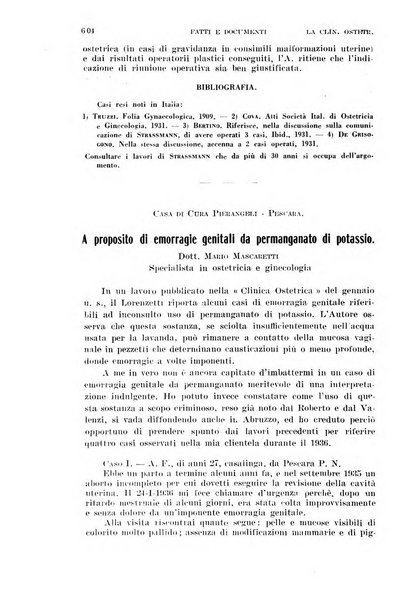 La clinica ostetrica rivista di ostetricia, ginecologia e pediatria. - A. 1, n. 1 (1899)-a. 40, n. 12 (dic. 1938)