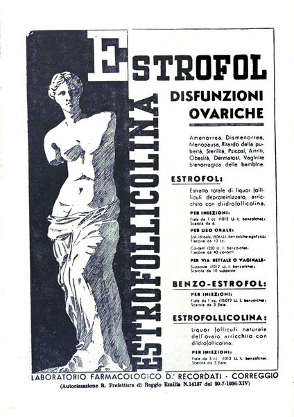 La clinica ostetrica rivista di ostetricia, ginecologia e pediatria. - A. 1, n. 1 (1899)-a. 40, n. 12 (dic. 1938)