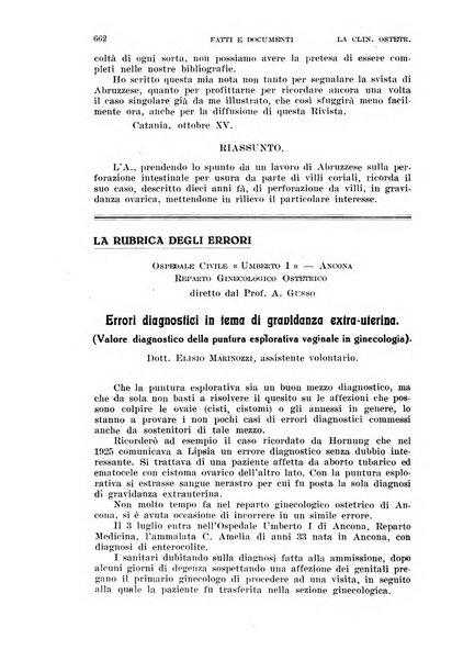 La clinica ostetrica rivista di ostetricia, ginecologia e pediatria. - A. 1, n. 1 (1899)-a. 40, n. 12 (dic. 1938)