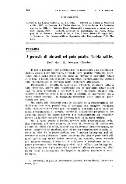 La clinica ostetrica rivista di ostetricia, ginecologia e pediatria. - A. 1, n. 1 (1899)-a. 40, n. 12 (dic. 1938)