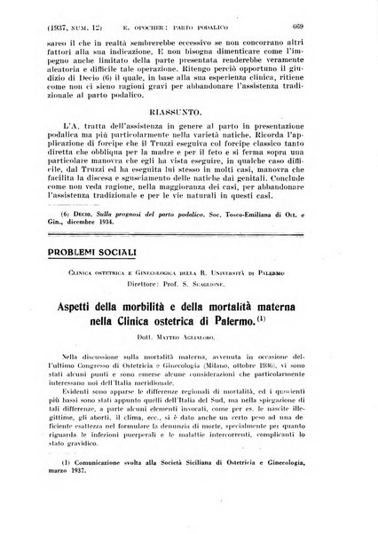 La clinica ostetrica rivista di ostetricia, ginecologia e pediatria. - A. 1, n. 1 (1899)-a. 40, n. 12 (dic. 1938)