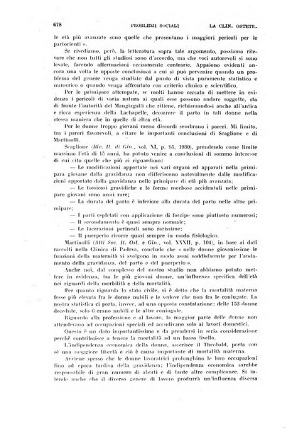 La clinica ostetrica rivista di ostetricia, ginecologia e pediatria. - A. 1, n. 1 (1899)-a. 40, n. 12 (dic. 1938)