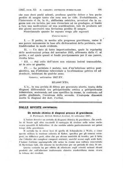 La clinica ostetrica rivista di ostetricia, ginecologia e pediatria. - A. 1, n. 1 (1899)-a. 40, n. 12 (dic. 1938)