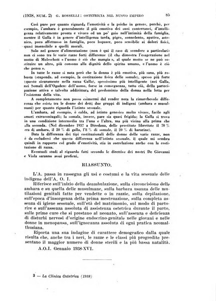 La clinica ostetrica rivista di ostetricia, ginecologia e pediatria. - A. 1, n. 1 (1899)-a. 40, n. 12 (dic. 1938)