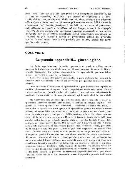 La clinica ostetrica rivista di ostetricia, ginecologia e pediatria. - A. 1, n. 1 (1899)-a. 40, n. 12 (dic. 1938)