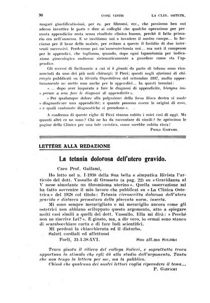 La clinica ostetrica rivista di ostetricia, ginecologia e pediatria. - A. 1, n. 1 (1899)-a. 40, n. 12 (dic. 1938)